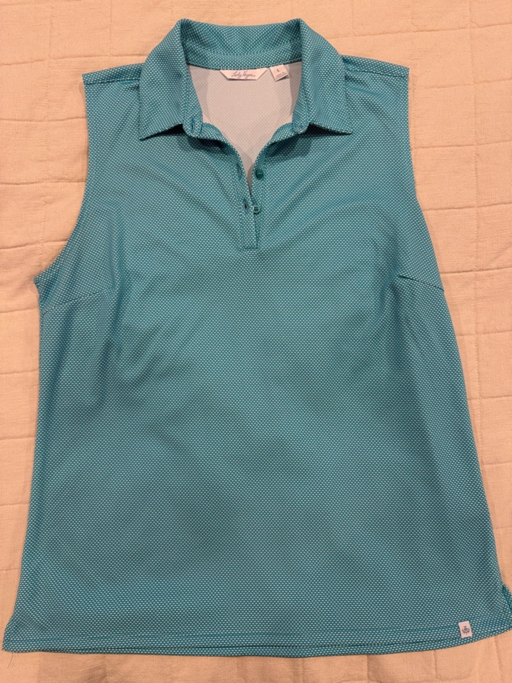 Lilly Pulitzer Sleeveless Polo Tank - Teal